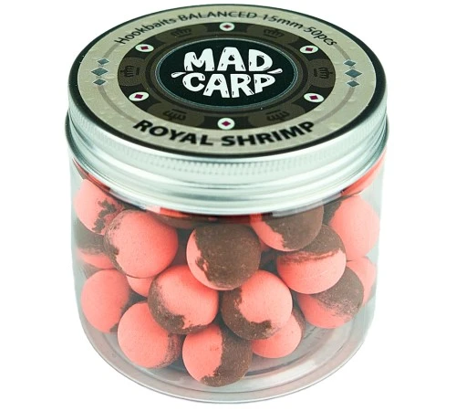 Бойлы насадочные Mad Carp Baits Balanced Royal Shrimp