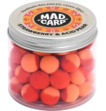 Бойлы насадочные Mad Carp Baits Balanced Strawberry & Acid Pear