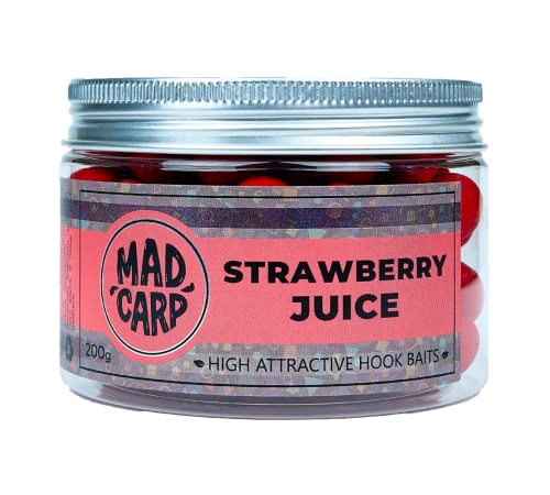 Бойлы насадочные Mad Carp Baits Strawberry Juice