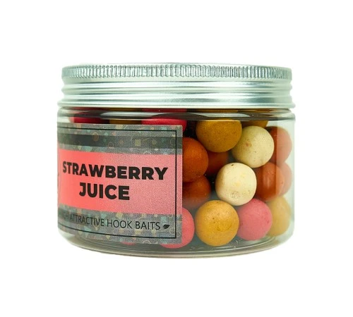Бойлы насадочные Mad Carp Baits Strawberry Juice Color Mix