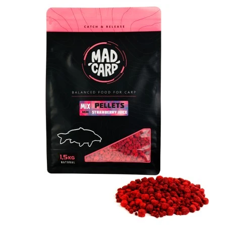 Пеллетс Mad Carp Baits Strawberry Julce