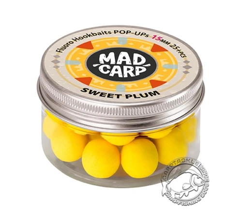 Плавающие бойлы Mad Carp Baits Fluoro POP-UP Sweet Plum