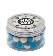 Плавающие бойлы Mad Carp Baits Fluoro POP-UP Squid & Spices 12mm