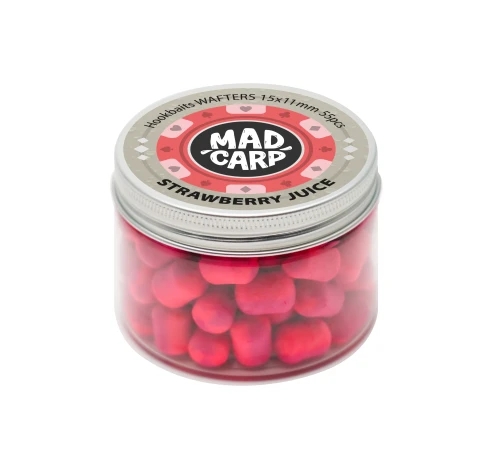 Вафтерсы Mad Carp Baits Wafters Strawberry Juice