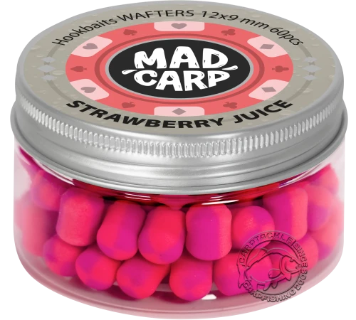 Вафтерсы Mad Carp Baits Wafters Strawberry Juice