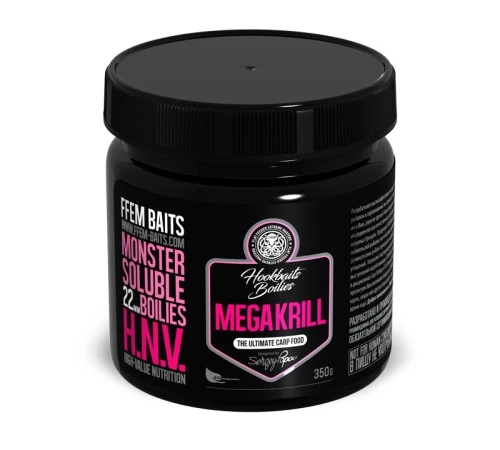 Растворимые бойлы FFEM Monster Soluble Boilies HNV-Mega Krill 22mm