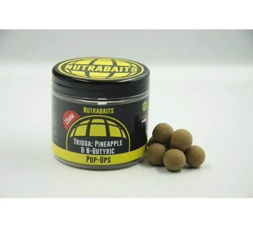 Бойлы плавающие 12мм Nutrabaits Shelf-Life Pop-Ups Trigga Pineapple&Butyric 12mm