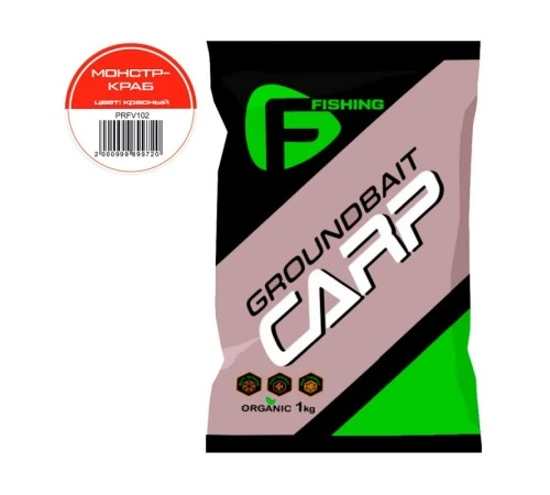 Прикормка F-FISHING CARP Монстр Краб 1кг