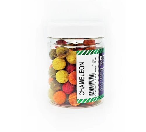 Бойлы нейтральной плавучести Rhino Baits Chameleon 14 мм 100 грамм BALANCED MIX