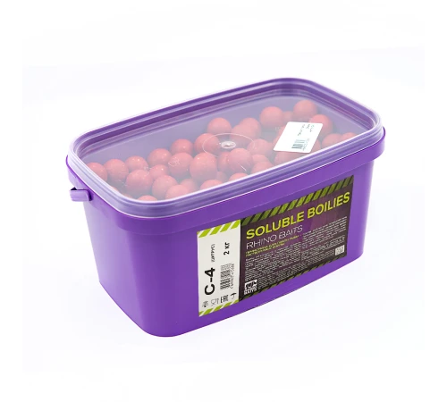 Растворимые бойлы 24мм RHINO BAITS C-4 24mm 2kg Цитрус