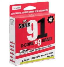 Леска плетеная SUFIX 91 BRAID Green 0.285mm