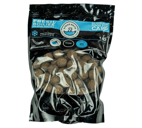 Замороженные бойлы Strike Baits BLACK SECRET Frozen Boilies 24mm