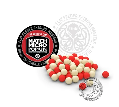 Плавающие бойлы FFEM Pop-Up Micro Strawberry Jam 8mm