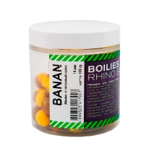 Бойлы нейтральной плавучести Rhino Baits Banana 14 мм 100 грамм банан и тигровый орех