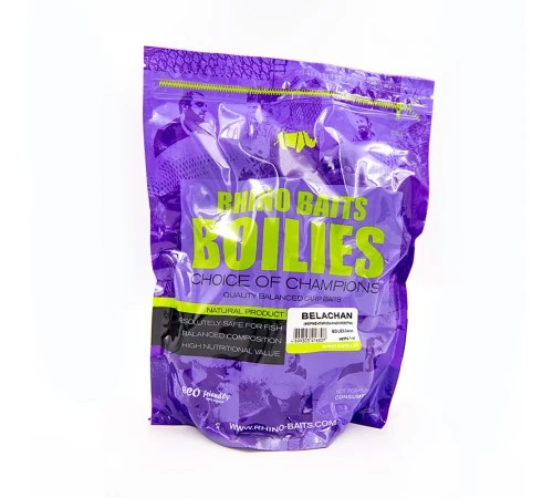 Тонущие бойлы 24мм RHINO BAITS Belachan 24mm 1kg ферментированная креветка