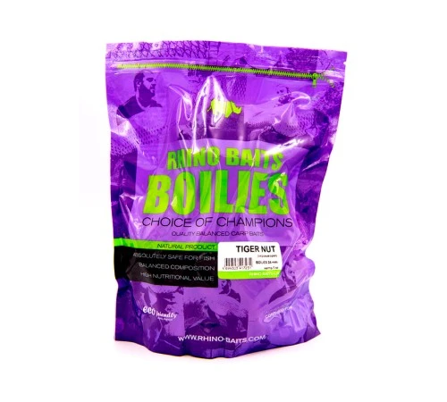 Тонущие бойлы 24мм RHINO BAITS Tiger Nut 24mm 1kg тигровый орех