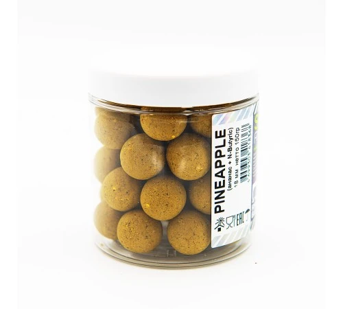 Растворимые бойлы 18мм RHINO BAITS Pineapple N-Butyric 18mm 150gr