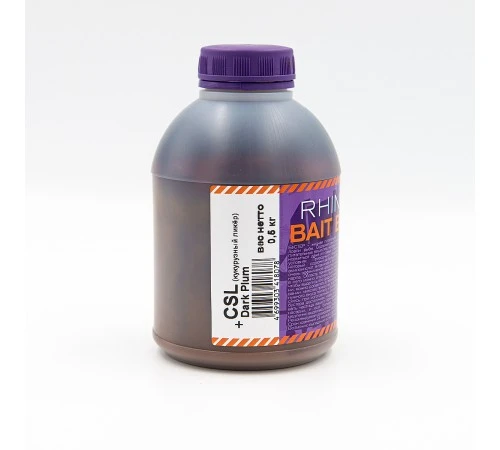 Ликвид Rhino Baits CSL+Dark PLUM 0,5л