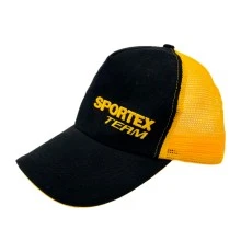 Кепка Sportex черная с желтым