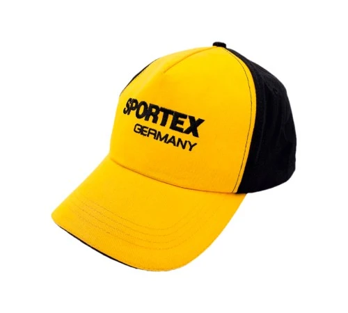 Кепка Sportex желтая с черным