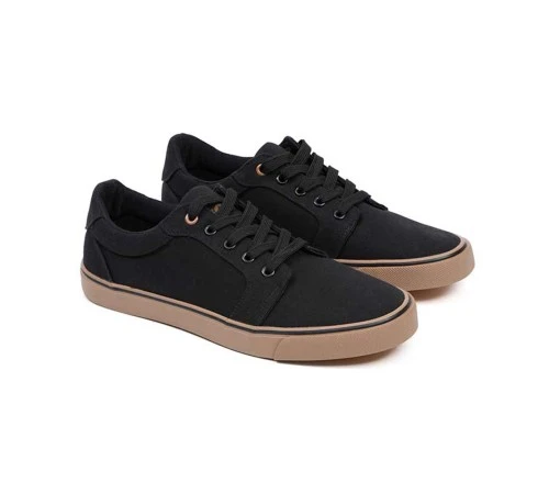 Черные парусиновые кеды Fox Black Canvas Shoe sz