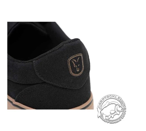 Черные парусиновые кеды Fox Black Canvas Shoe sz