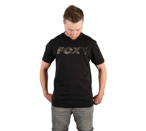 Футболка Fox Black/Camo Chest Print T-Shirt