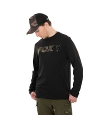 Футболка с длинным рукавом Fox Long Sleeve Black/Camo T-Shirt