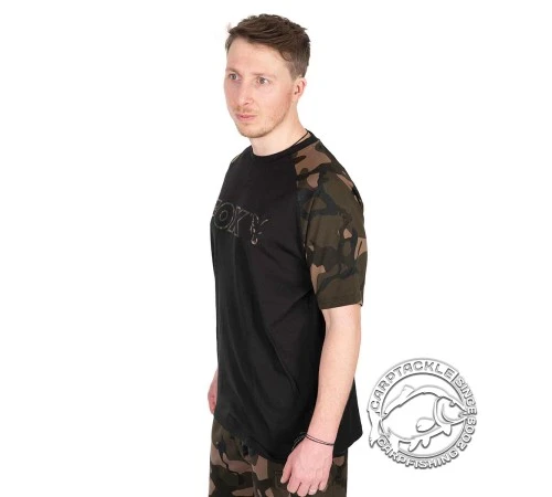 Футболка Fox Black/Camo Outline T-Shirt