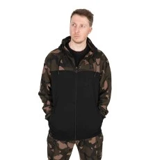 Толстовка с капюшоном Fox LW Black/Camo Split Zip Hoody M