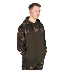 Толстовка с капюшоном и молнией Fox LW Khaki/Camo Split Zip Hoody S