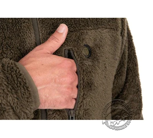 Куртка из флиса Fox HD Premium Full Zip Teddy Jacket Khaki