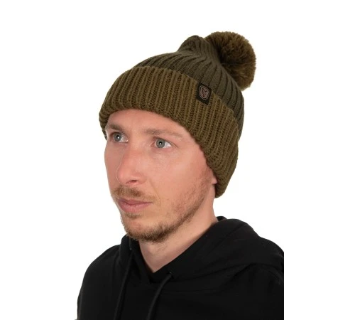 Шапка с помпоном Fox Heavy Knit Bobble Hat