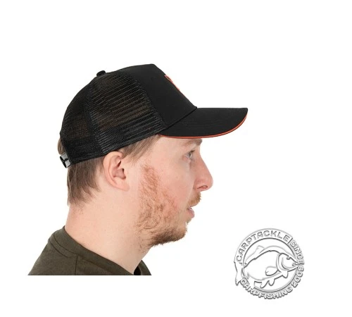 Кепка с сеткой Fox Collection Trucker Cap Black & Orange