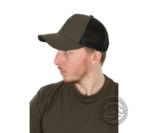 Кепка с сеткой Fox Collection Trucker Cap Green & Black