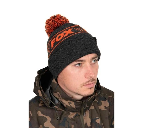 Шапка Fox Collection Bobble