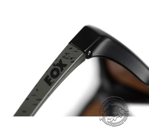 Очки Fox Collection Wraps Green/Black - Brown Lens