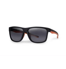 Поляризационные солнцезащитные черно-оранжевые очки Fox Collection Black Orange Shades - Grey Lens