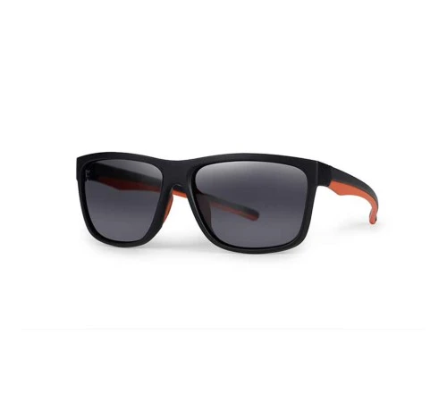 Поляризационные солнцезащитные черно-оранжевые очки Fox Collection Black Orange Shades - Grey Lens