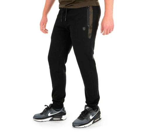 Штаны черно-камуфляжные FOX Black/Camo Jogger