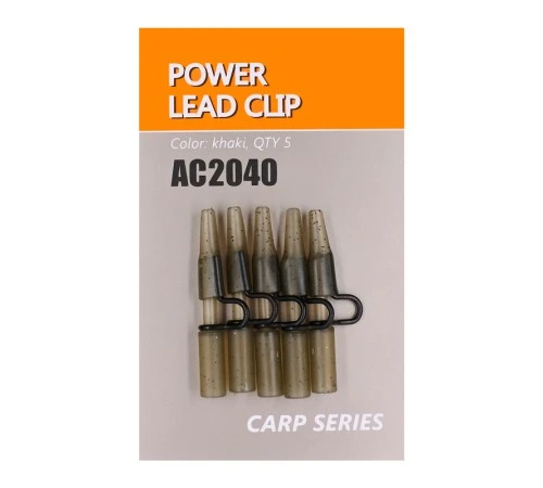 Безопасная клипса усиленная ORANGE Power lead clip