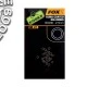 Стальные колечки Fox EDGES™ KURO COATED RIG RINGS
