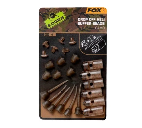 Набор для оснастки вертолет / чод-риг Fox Edges Camo Drop Off Heli Buffer Bead Kit