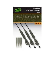 Готовые ледкоры с безопасными клипсами Fox EDGES Naturals Leadcore Power Grip Lead Clip Leaders