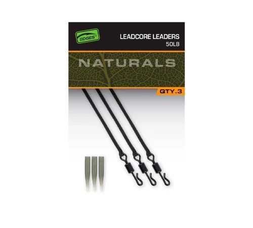Готовые ледкоры Fox EDGES Naturals Leadcore Leaders