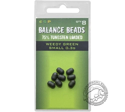 Бусины утяжеленные E-S-P Tungsten Loaded Balance Beads Small 0,3g