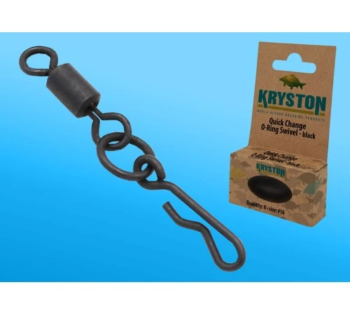 Вертлюг с кольцом и быстросъемом Kryston Quick Change O-Ring Swivel