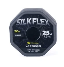 Поводковый материал Ridge Monkey Connexion SilkFlex Soft Braid 25lb