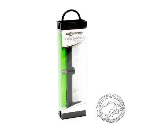 Перекладина бузз-бар Korda Singlez Black 2 Rod buzzbar 6.5'' черная на 2 удилища