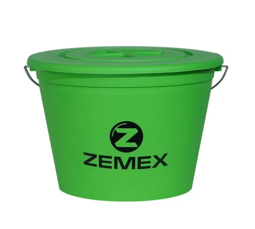Ведро ZEMEX с крышкой, цвет зелёный, 17 л